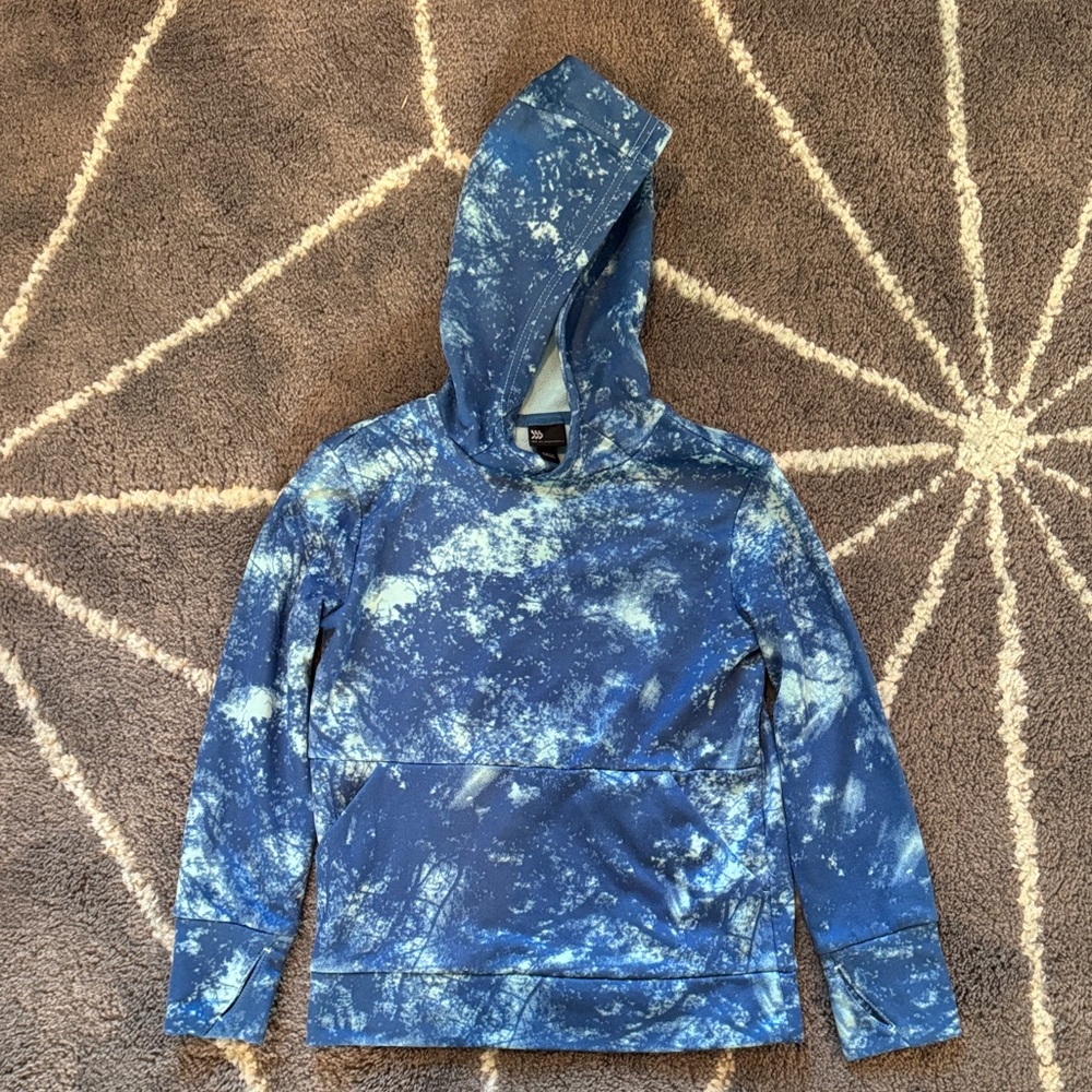All in Motion Blue Tie Dye Hoodie, Kids Small 6/7